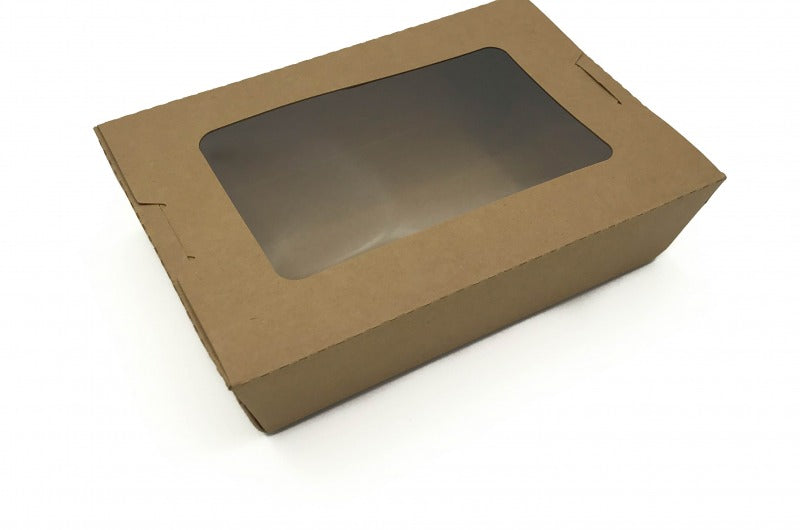 Caja kraft con ventana 1200ml