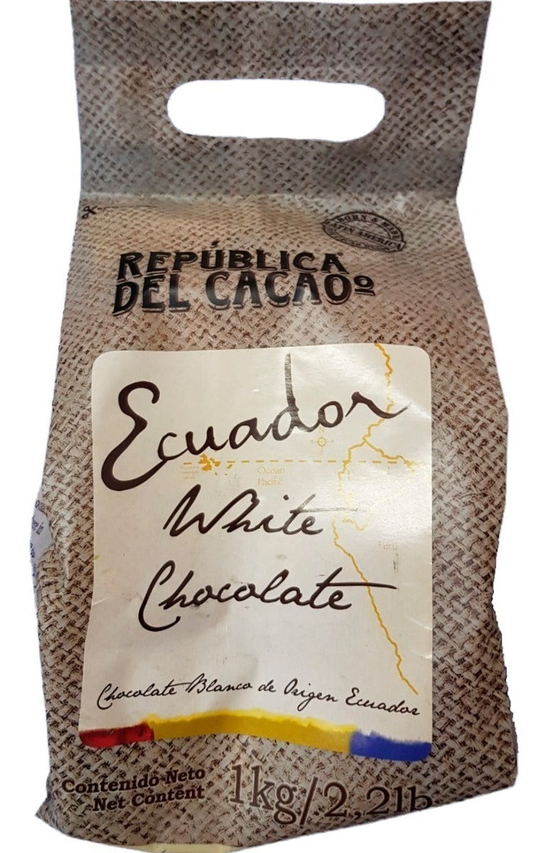Chocolate ecuador blanco republica del cacao 1 kg