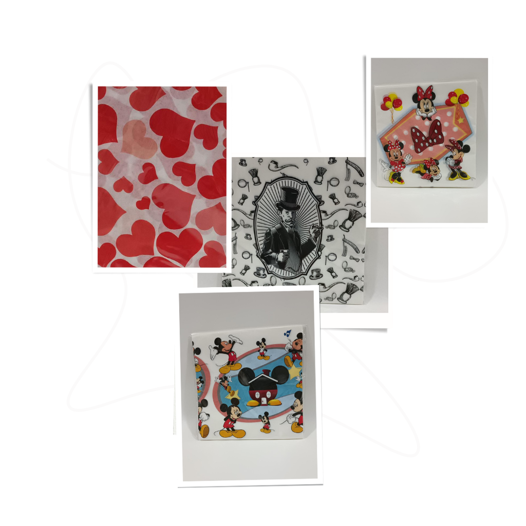 Papel para Alfajor  diferentes diseños