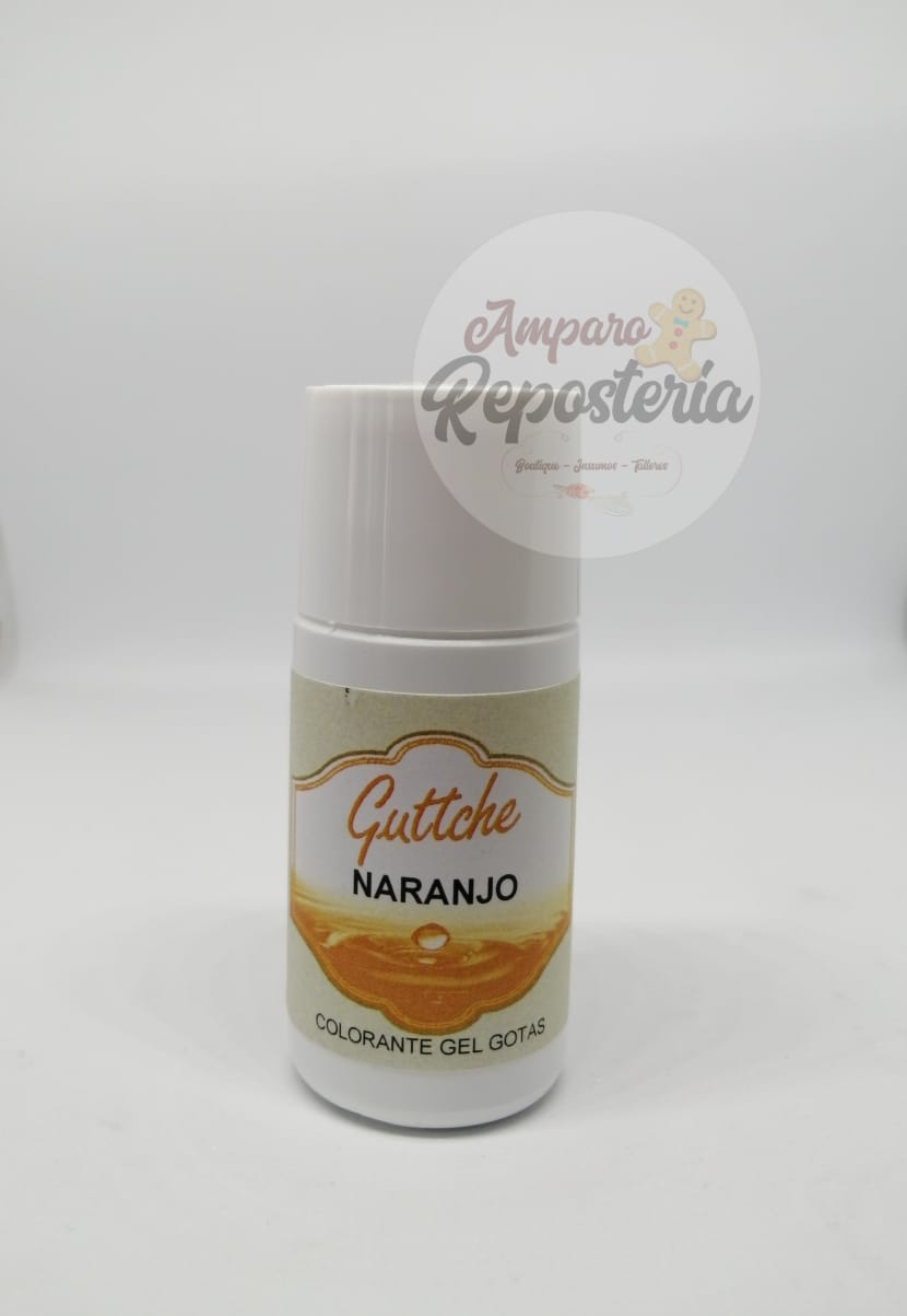 Colorante Gel Gotas Naranjo Guttche – 20 g