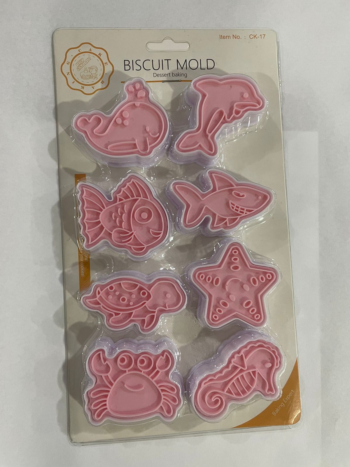 Cortador de Galletas Set Diseño Marino 8 Piezas