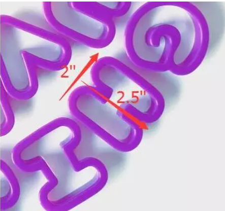 Cortador alfabeto 26 piezas