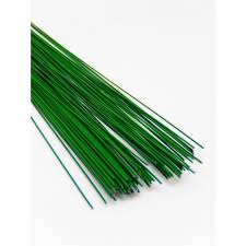 Alambre para flores verde  40 cm