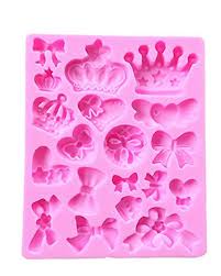 Molde de Silicona Corona y Lazos
