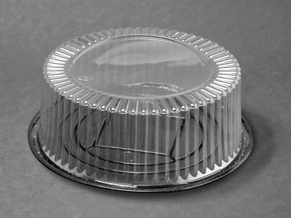 Caja Plastica para torta 18*9,5 cm