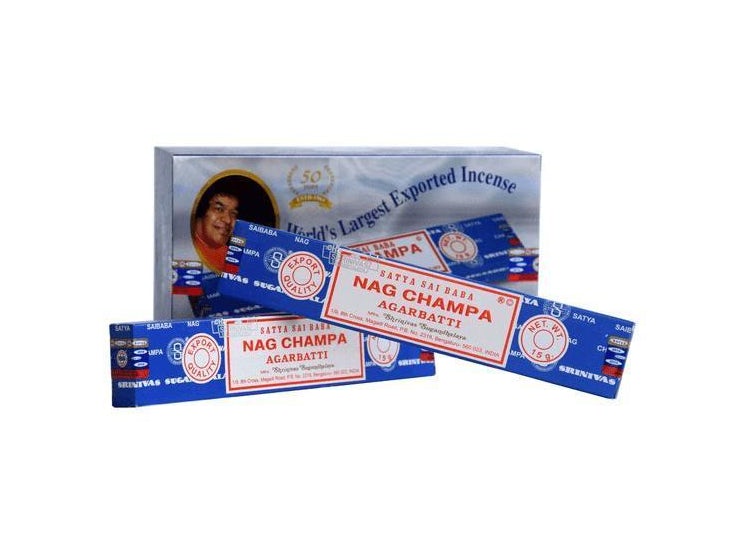 Incienso Natural Nag Champa azul - satya