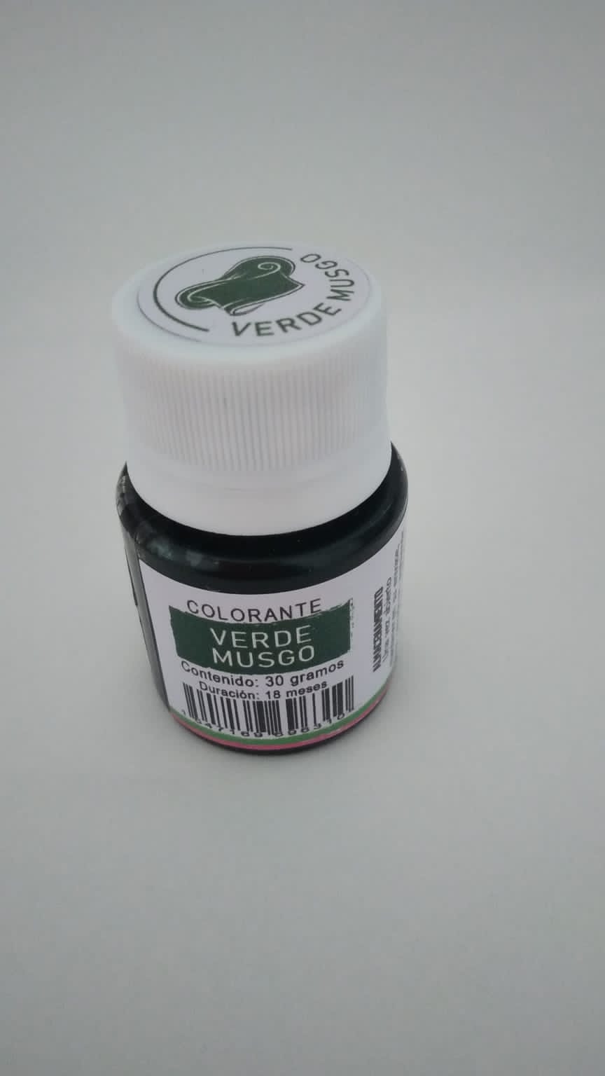 Colorante gel verde musgo kreatortas 30 gr. Reposteria