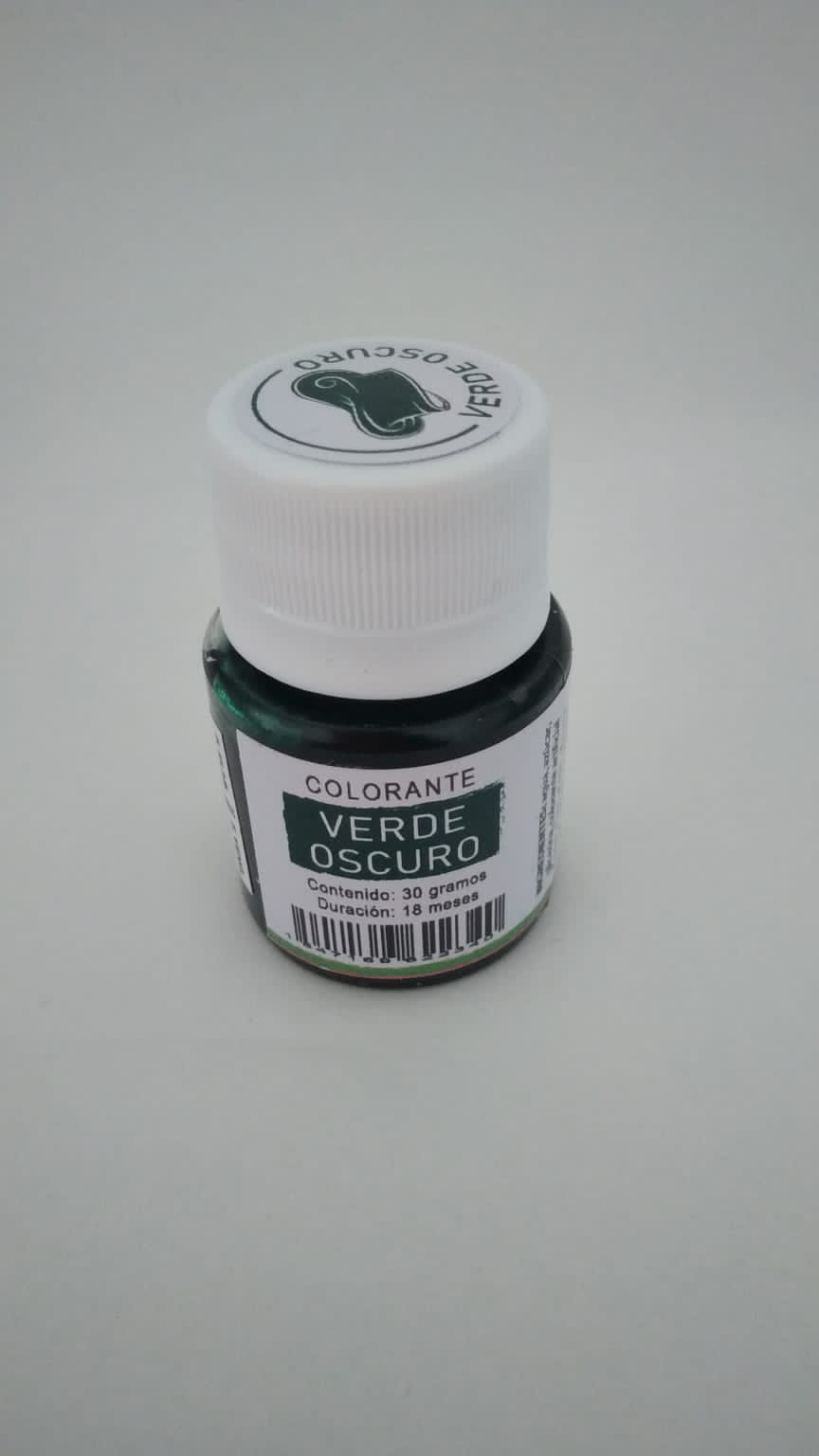 Colorante gel verde oscuro kreatortas 30 gr. Reposteria