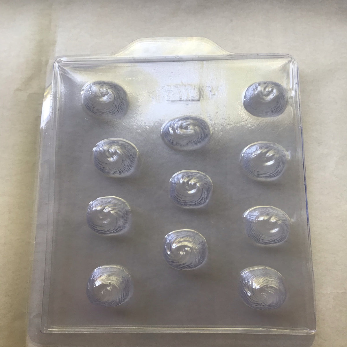 Molde Acetato Trufa Semicircular