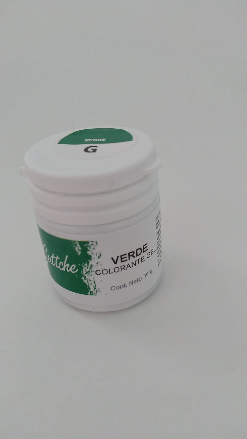 Colorante Gel Verde Guttche 20 gr. Pote