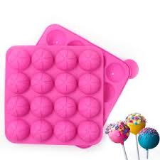Molde Silicona cake pop 16 cavidades