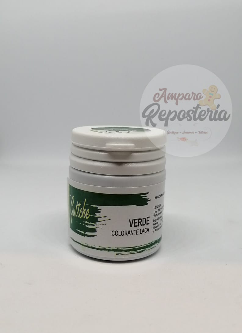 Laca para Chocolate Verde Guttche – 15 g