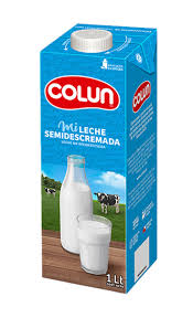 Leche colun semidescremada litro.