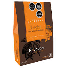 Chocolate Leche Sin  Azucar Añadida Neucober 1 Kg.