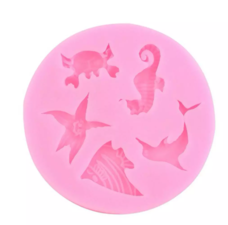 Molde de Silicona Animales Marinos