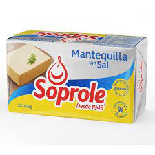 Mantequilla Sin Sal 250 gr. soprole