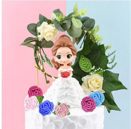 Molde silicona rosas