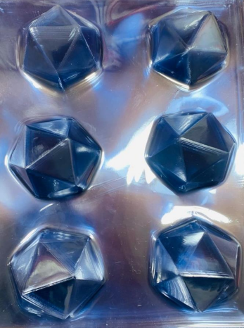 Molde Acetato Semiesfera 3D