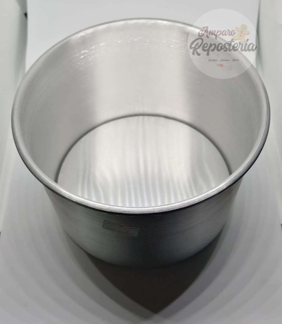 Molde circular desmontable 14 x 7 cm pan de pascua