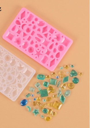 Molde silicona cristales