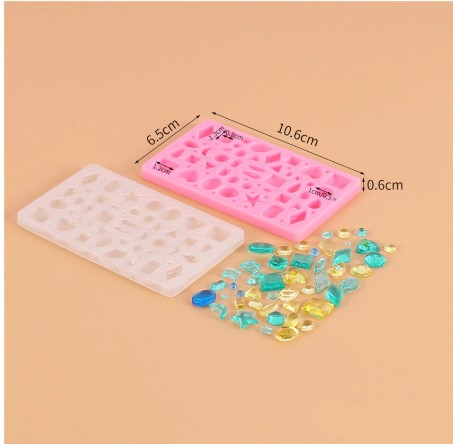 Molde silicona cristales