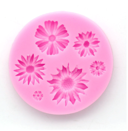 Molde silicona flor