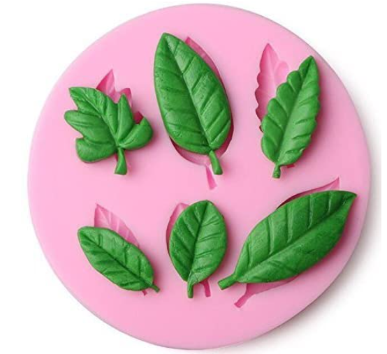 Molde Silicona Hojas