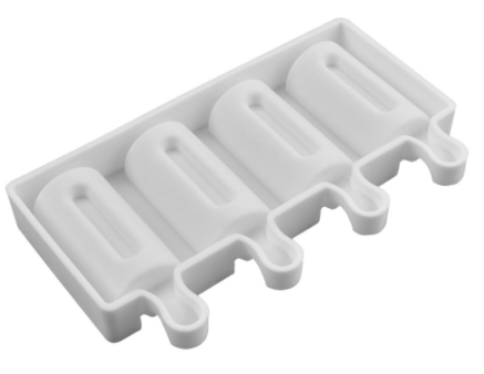 Molde silicona helado 4 cavidades mini