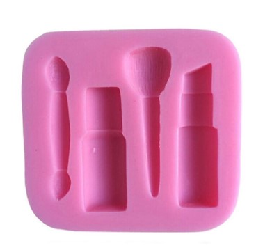 Molde silicona maquillaje