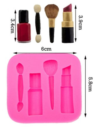 Molde silicona maquillaje