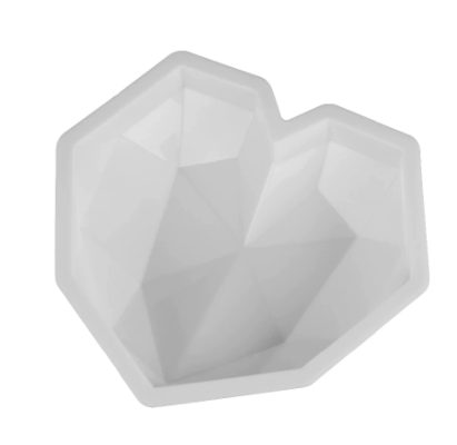 Molde de Silicona Corazon Diamante XL