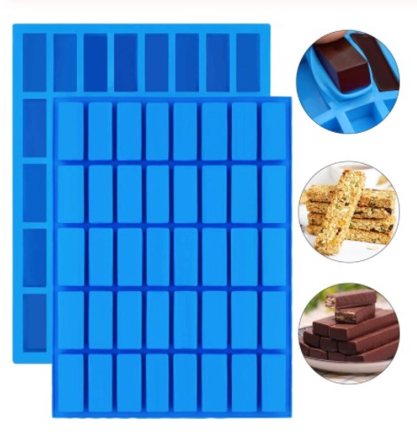 Molde  silicona barras , rectangulos para calugas