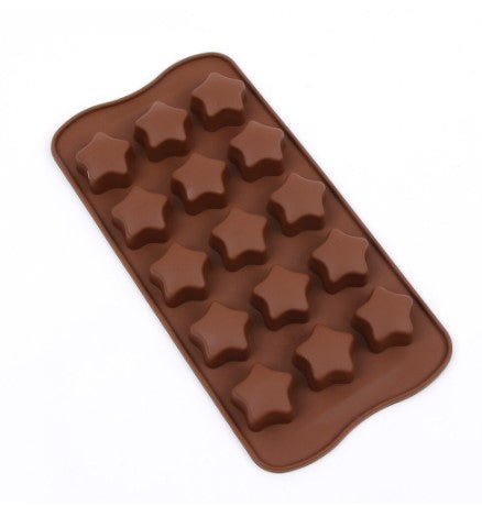 Molde de Silicona Estrella Redondeada – Detalle de Puntitos