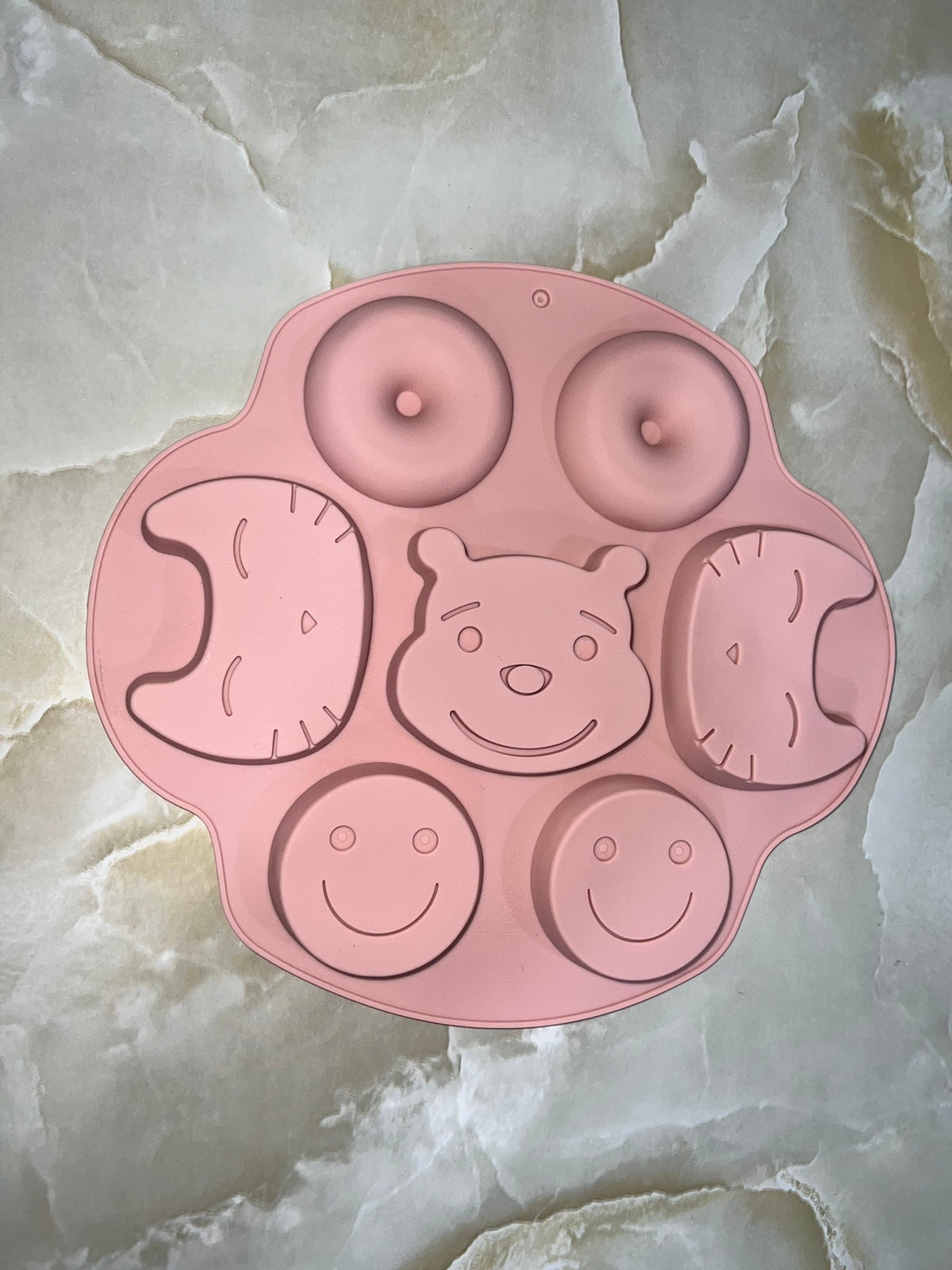 Molde Silicona Donut Caritas 7 cavidades