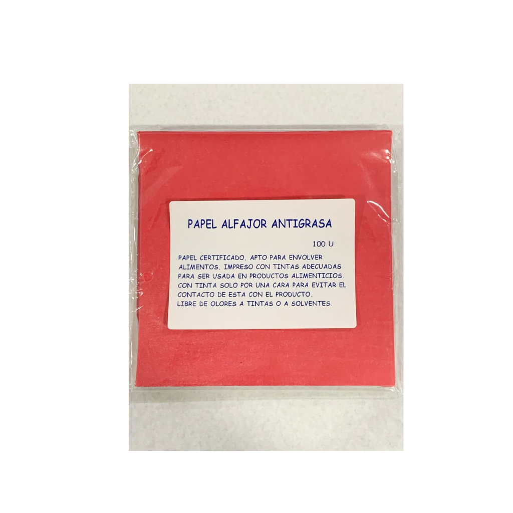 Papel para alfajor antigrasa varios colores | Alfajor o calugas (100 unidades)