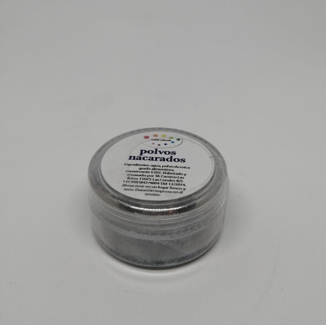 Nacarado Plata Cake Color 5 gr.
