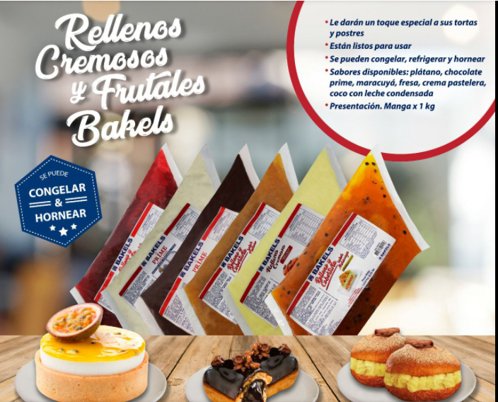 Relleno Frutal Lucuma Bakels 1 Kilo