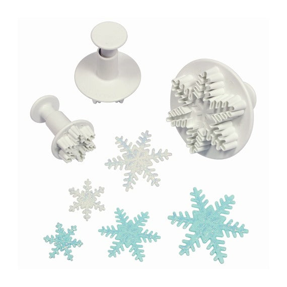 Cortador con Expulsor  copos de nieve 3piezas