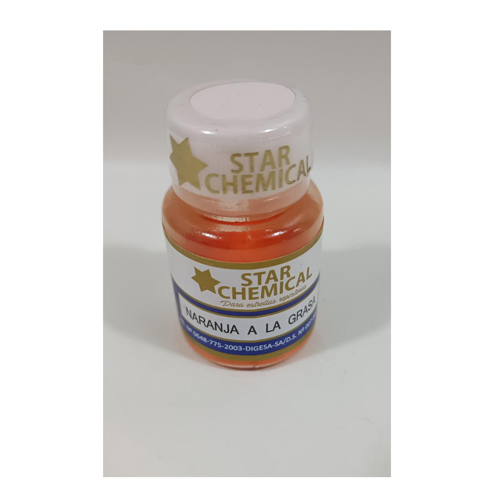 Colorante Comestible Liposoluble Star Chemical Color Naranja 5 gr. polvo