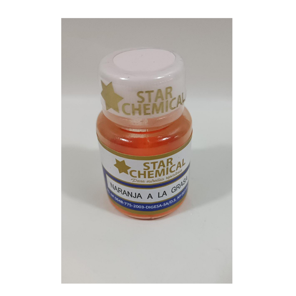 Colorante Comestible Liposoluble Star Chemical Color Naranja 5 gr.
