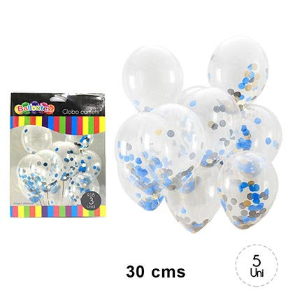 Globo set confetti niño r-12 05 unidades.